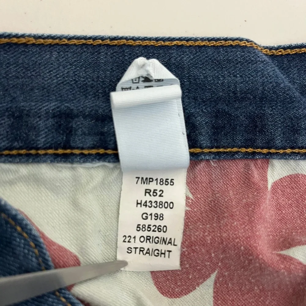Lucky Brand 221 Original Straight Mens Jeans Medium Wash 38x30